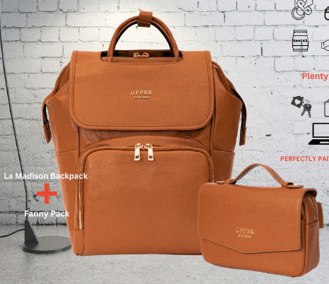 Large Capacity Multifunctional Shoulder PU Backpack